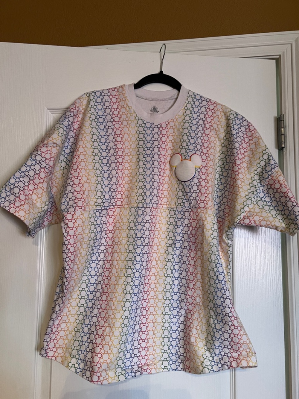 Disney Rainbow Spirit Jersey Mickey tee